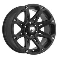 Trailmaster TM210-7983SB Alloy Wheel; Size 17X9; Bolt Pattern 6 X 5.5; Max Load 2200 lbs.; Back Space: 4.75 in; Offset Negative 6mm; Finish: Satin Black;