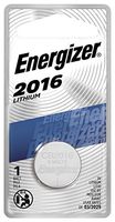 Energizer 2016 Batteries 3V Lithium, (1 Battery Count), Black/Silver (EVEECR2016BP)
