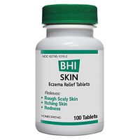 BHI Skin Eczema Relief Natural, Safe Homeopathic Relief - 100 Tablets