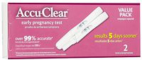 Accu-Clear Accu Clear Early Pregnancy Test, 2 each