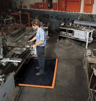 Superior Mfg. Group, 4 Sided 40 X 124 Safety Mat With Colored Borders, Sm-Wcb-4-D-Ylw, Border Color: Yellow, 549-4Side40124-Ylw