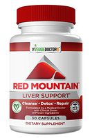 Red Mountain Liver Cleanse Detox Repair & Daily Support Supplement. Doctor Formulated Detoxifier & Regenerator. Proven Ingredients - Milk Thistle (Silymarin), NAC, Dandelion Root. Vegan. 30 Capsules