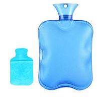 Keep Warm Hot Water Bottle with Flannel Cover Hot Therapies 2.0 Litre(Blue)