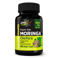 GMP Vitas® Organic Moringa Oleifera Non-GMO 1000 mg 90 Vegetarian Capsules Rich Source of Essential Vitamins & Proteins