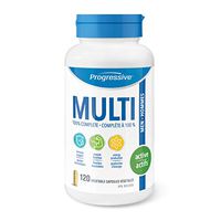 Progressive MultiVitamin for Active Men - 120 Capsules | Made with Glutamine, ALA, CoQ10, Green Food Concentrates, Chromium, Tribulus, Zinc, Vitamin D3 and Vitamin K2