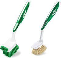 Libman Dish Brush Natural Tampico Vegetable Fruit Cleaning Washing Kitchen Brush Set for Dishes Libman Brush Fiber Bundle