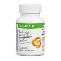 Herbal Energy Booster N-R-G Nature's Raw Guarana 60 Tablets