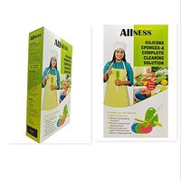 7 Pack Silicone Sponge, Dish Washing Scrubber Pot Pan Bowl Bottle Glass Cleaning Brush Multipurpose Cleaning Tools for Kitchen Body Bath