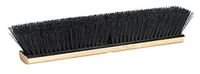 M2 Professional 18 Inch Tampico Fiber Heavy Duty Push Broom Head with Hardwood Block - Fine/Medium Sweep (Case of 12)