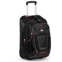 High Sierra AT7 Outdoor Rolling Backpack, Black, 22-Inch