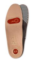 Full-Length Orthotic Shoe Insoles Inserts Tacco Gel-Deluxe | Ecologically Tanned Leather | Arch Support Footbed with Bunion and Heel Gel Pads | Made in Germany (39 EUR/US L8)