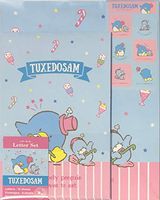 Sanrio Tuxedosam Letter Set 12 Writing Paper + 6 Envelopes + 7 Stickers Stationary Japan (Sweets Dance)