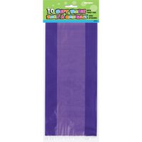 Purple Cellophane Bags, 30ct