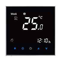 Medical Temperature Thermometers LCD Digital Heating and Heating Type Room Temperature Controller, Display Humidity/Clock/Temperature/Week/Time/Heat Thermometers