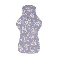 Luckypads Certified Organic Cotton Reusable Washable Cloth Menstural Pads, Less Smell, Customized for Heavy Flow (Blue)
