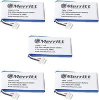 Sennheiser Replacement Rechargeable Battery for OfficeRunner Wireless Headset DW Office DW Pro1 DW Pro2 SD Office SD Pro1 SD Pro2 MB Pro series Li Polymer 205mAh (5 Pack)