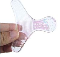 1 Pair T-Type Thread Silicone Soft Insert Heel Liner Grips High Heel Comfort Pads