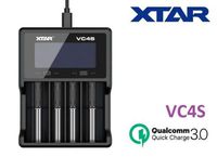 XTAR VC4S QC 3.0 LCD 4 Bay Li-ion, Ni-MH USB Battery Charger