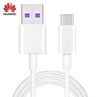 Original OEM HUAWEI SuperCharge 4.5V5A Rapid USB Type C Cable for Huawei Mate 9/Huawei Mate 9 Pro/Huawei P10- White in Original Retail Package