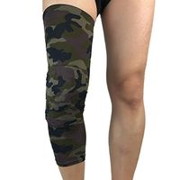 Colorido Elastic Leg Knee Protector Pad Compression Sleeve Support Brace for Gym Sports size M (Camouflage)
