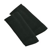 2Pcs Slim Arm Shaping Shaper Massaging Bodybuilding Elastic Strap Trimmer Belts for Sun Protection - Black