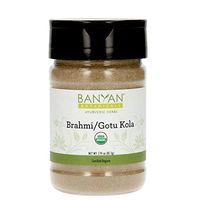 Banyan Botanicals Brahmi/Gotu Kola Powder, Spice Jar - USDA Organic - Centella asiatica - Ayurvedic Herb for The Brain & Nervous System