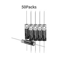 EEMB 3.6V AA Lithium Battery with AX Tabs ER14505 2600mAh High Capacity Li-SOCl2 Non Rechargeable UL Certified 3.6Volt Lithium Thionyl Chloride Batteries (50)