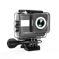 DBPOWER N6 4K Touchscreen Action Camera, 2.31" LCD Touchscreen 170° Wide-Angle Waterproof WiFi Sports Camera, 2 Batteries Included in Accessories Kit