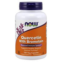 NOW Supplements, Quercetin with Bromelain, Balanced Immune System*, 120 Veg Capsules