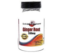 Ginger Root 550mg * 200 Capsules 100% Natural - by EarhNaturalSupplements