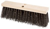 PFERD 89349 Heavy-Duty Street Sweeping Broom with Sanded Hardwood Block, 18" Block Length, 5-1/4" Trim Length