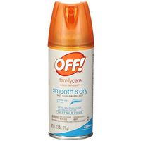 Off! Familycare Insect Repellent I Smooth & Dry 2.5 Oz (Pack of 4)