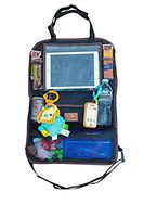Car Back Seat Organizer Multi-Pocket Travel Storage With Touch Screen iPad Tablet Books Magazines Toys Holder