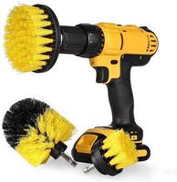 3 Pcs Drill Brush Attachment Set - Power Scrubber Brush Cleaning Kit - All Purpose Drill Brush for Bathroom Surfaces, Grout, Floor, Tub, Shower, Tile, Corners, Kitchen, Automotive, Grill - Fits Most D