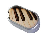 Travel Contact Lens Case - Small - Inventive Travelware (Piano Keys)