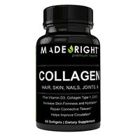 Collagen Pills Advanced Formula Type 1, 2 & 3, Joint Formula - Hair, Skin and Nails, Increase Skin Firmness and Hydration, Repair Connective Tissues, Non-GMO