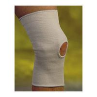 Knee Support - X-Large Soft beige knitted elastic with open patella. Slips on easily, provides compression.