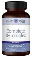Vitamin World Complete B-Complex • B Vitamins Support Energy Metabolism** • Contribute to Heart Health** • Support a Healthy Nervous System** 250 caplets