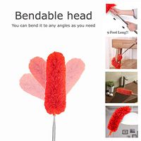 Long Handle Duster high Duster Feather Duster extendable dust Remover Fan Cleaner Feather dusters Cleaning telescoping Duster Ceiling Duster, Size: 9 Foot. 110 Inches Long!!