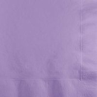 Creative Converting - Beverage Napkins 5"X5" 50/Pkg - Lucious Lavender