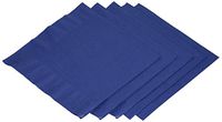 Creative Converting Napkins Tableware Items, 6.5" x 6.5", Navy Blue
