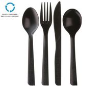 Bulk Disposable Fork, 100% Recycled Cutlery: Eco-Products EP-S112 (3000 Forks)