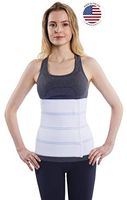 NYOrtho Abdominal Binder Lower Waist Support Belt - Compression Wrap for Men and Women (60" - 75") 4 Panel - 12"