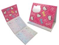 Mini Size Hello Kitty Mirror Stationery Assorted 5 Pack Notepad