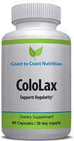 ColoLax Gentle Constipation Relief Supplement | Stool Softener & Natural Colon Cleanse Support | Helps with Regularity, Relief from Gas & Bloating, Digestive Health | 60 Capsules