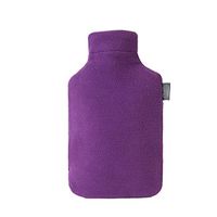 Hot Water Bottle, Winter Water-Filled Hot Water Bottle Warm Large Warm Hand Bag (Color : Purple)