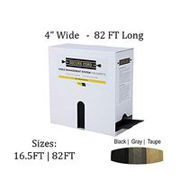 Secure Cord Cable Management System for Carpeted Surfaces, Carpet Cord Cover, Removable and Reusable (82 FT, Black)