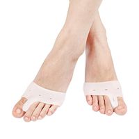 Toe Valgus Correction Separator Silicone Bunion Protector Harmmer Toe Spacer for Forefoot Cushion Foot Rubbing Pads Hallux Valgus Pain Relief Orthosis , B