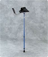 Walk Easy Adult Platform Crutch Black