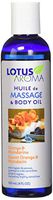 Lotus Aroma Massage Oil, Sweet Orange & Mandarin, 4 Fluid Ounce